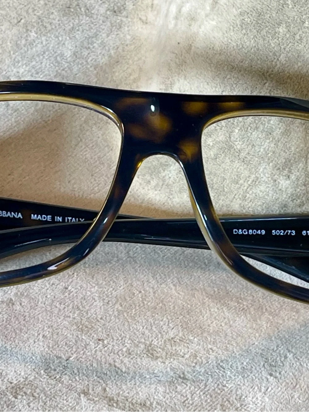 Dolce & GabbanaTortoiseshell Acetate Glasses - Brown & Black